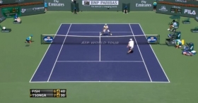 Bel recupero di Mardy Fish