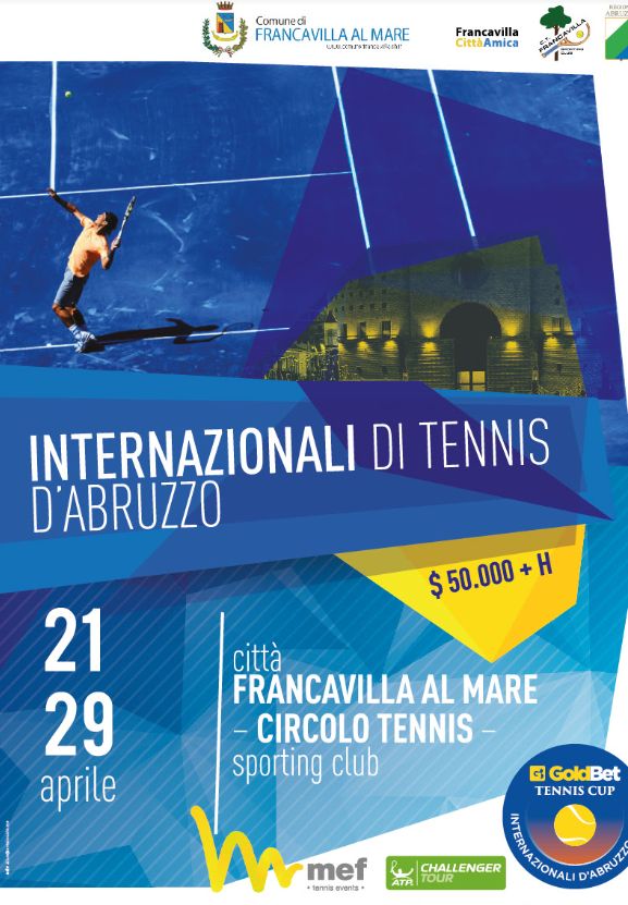 Da Francavilla al Mare: Comincia il conto alla rovescia! Dal 21 al 29 aprile la seconda edizione degli Internazionali di Tennis d'Abruzzo