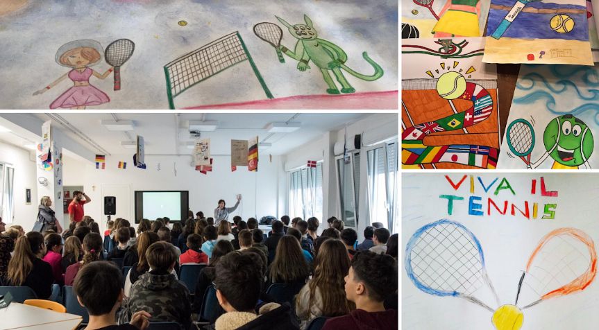Oltre 350 disegni raccolti per più di 400 bambini e ragazzi che hanno partecipato al concorso per disegnare la locandina della IV degli Internazionali di Tennis d’Abruzzo, in programma dal 20 al 26 aprile 2020.