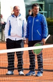Giorglio Galimberti con Corrado Barazzutti