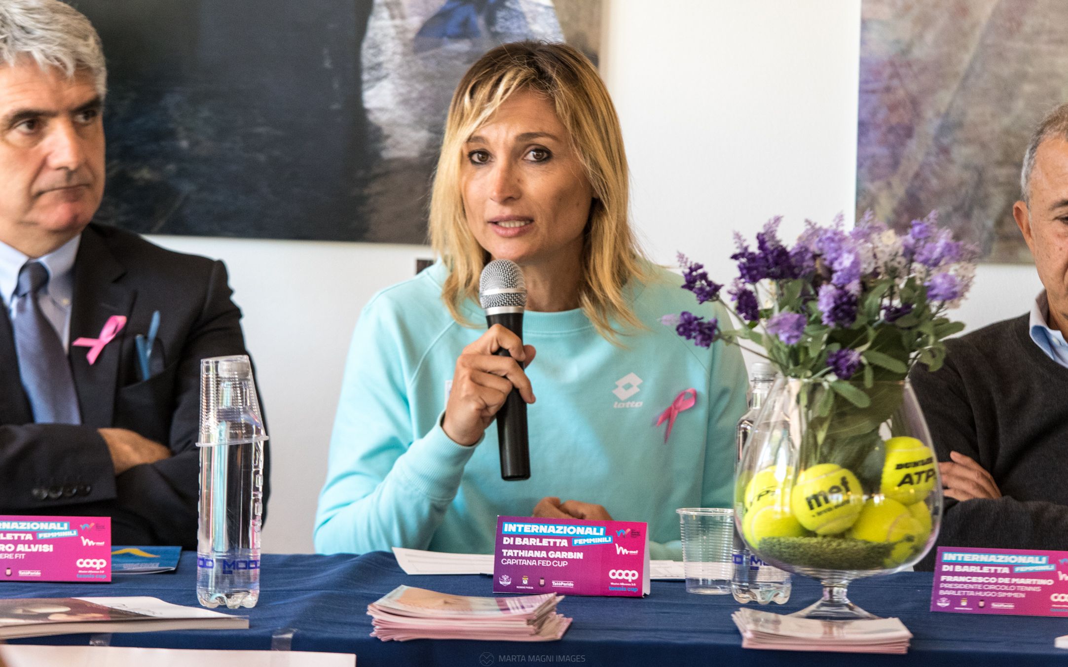 Tathiana Garbin, capitano di Fed Cup.