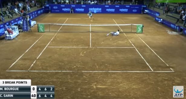 Video del Giorno: Palla corta "da terra" per Garin