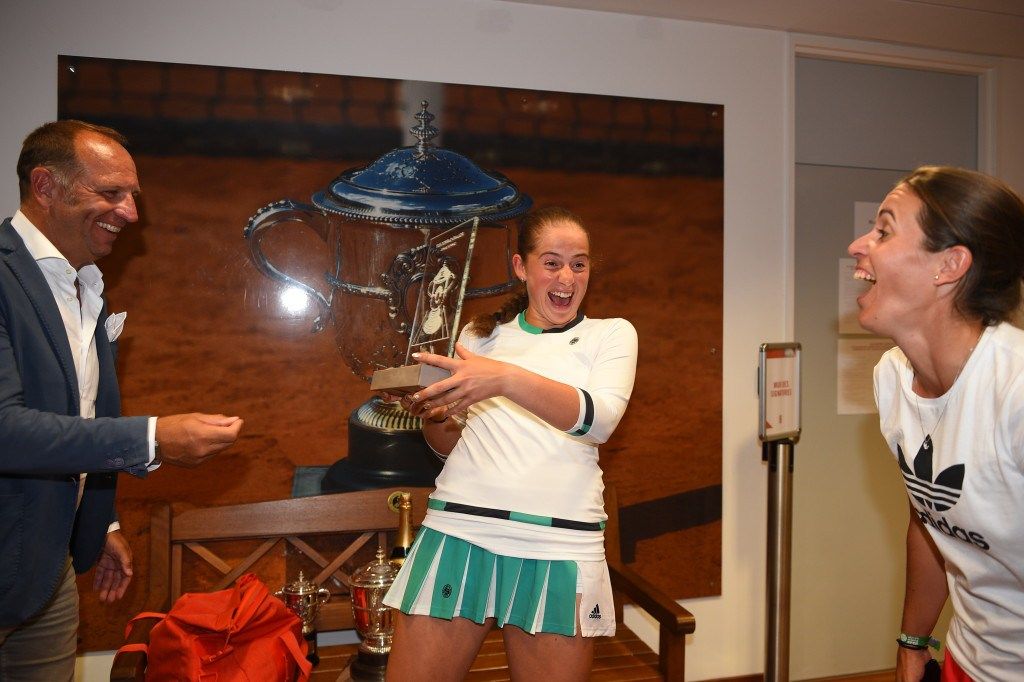 La Medina Garrigues saluta Jelena Ostapenko