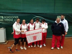 La squadre femminile del circolo di Genova