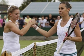 Nella foto Flavia Pennetta e Camila Giorgi