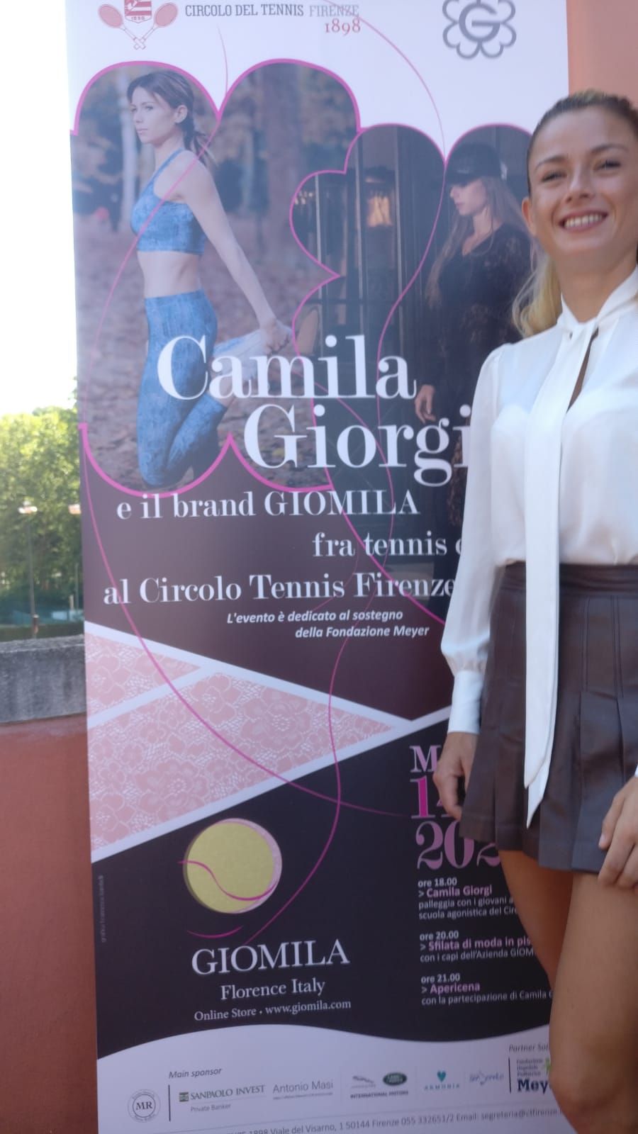 Camila Giorgi nella foto