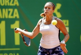 Claudia Giovine, 23 anni, è numero 8 delle qualificazioni - Foto Felice Calabrò
