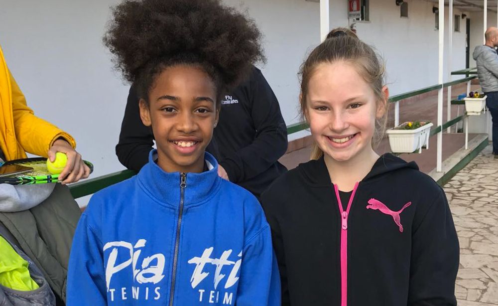 Tyra Grant, figlia dell'ex giocatore Nba Tyrone Grant, giocherà invece la finale under 10 femminile contro la brava lombarda Carla Giambelli.