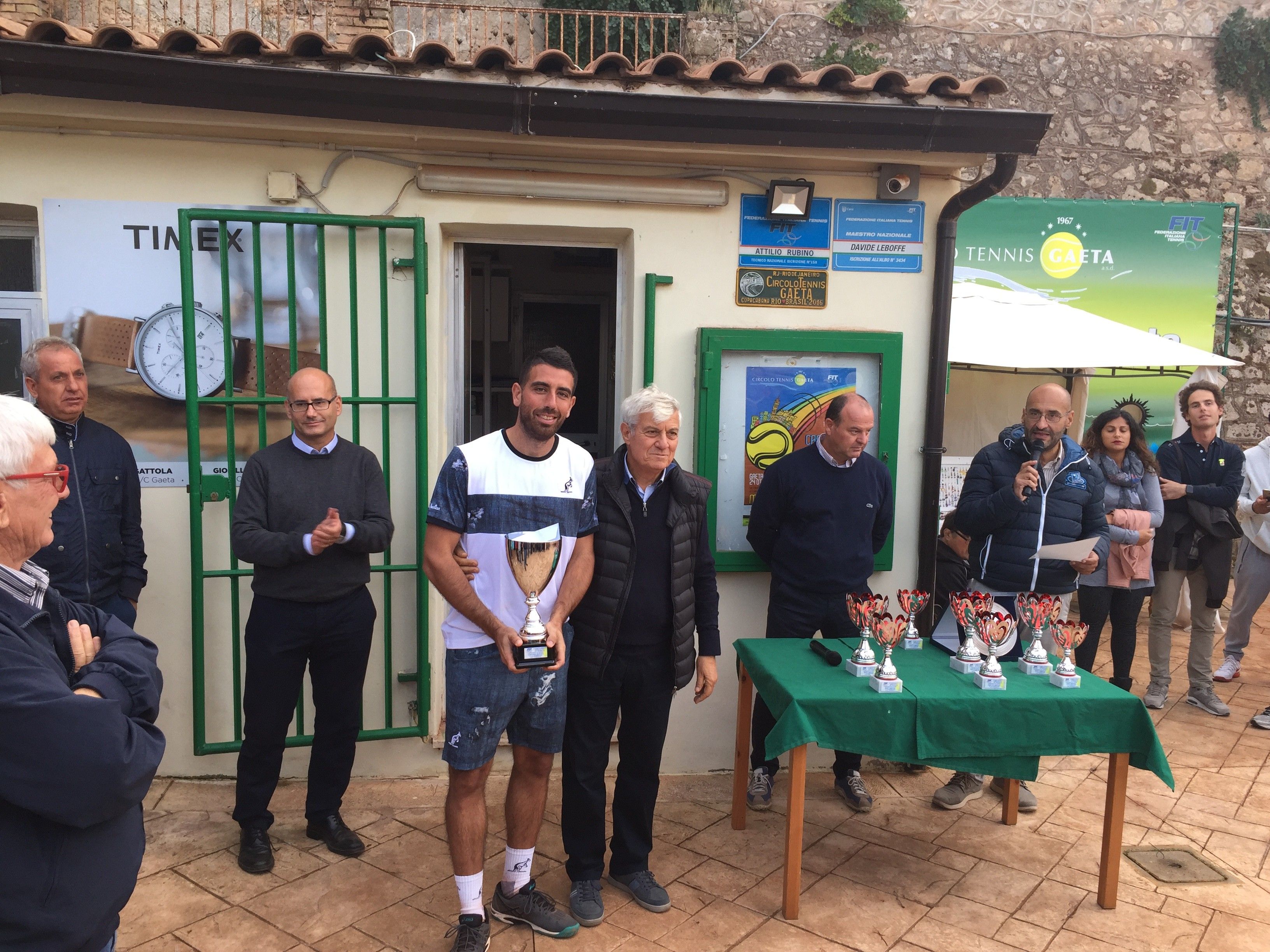 Claudio Grassi, ex top 300, si aggiudica gli Assoluti di Tennis 2017 della Provincia di Latina
