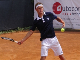Laurynas Grigelis classe 1991, n.496 del mondo - Foto Antonio Milesi