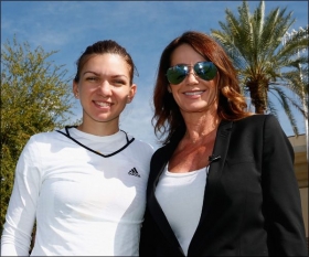 Simona Halep con Nadia Comaneci