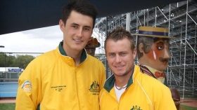Lleyton Hewitt e Bernard Tomic nella foto