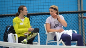 Martina Hingis in carriera ha vinto cinque prove dello slam in singolare e nove in doppio