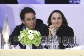 Martina Hingis ed il marito Thibault Hutin
