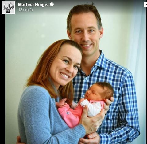 Martina Hingis il marito e sua figlia Lia