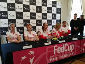 La squadra svizzera di Fed Cup