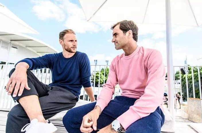 Benedikt Howedes e Roger Federer