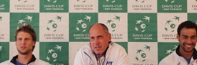 Queste le dichiarazioni della squadra italiana di Davis Cup - Foto Costantini