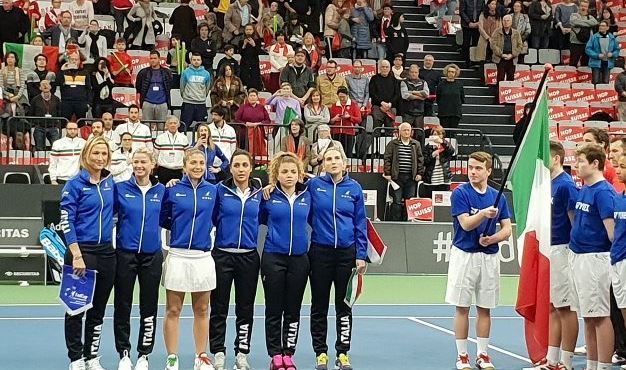 Fed Cup: Martedì il sorteggio per la permanenza nel World Group 2. L'Italia rischia la retrocessione