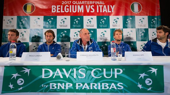 La squadra italiana di Davis Cup