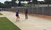Dal Foro Italico: Il riscaldamento di Karin Knapp (Video)