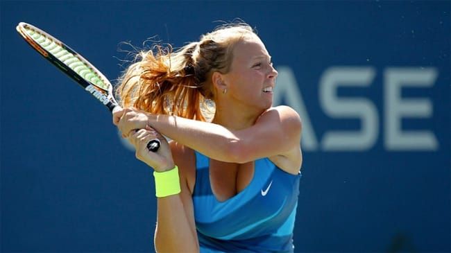 Anett Kontaveit nella foto