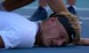 Nicola Kuhn manca otto match point e poi cade a terra colpito dai crampi (VIDEO)