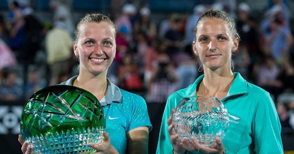 Petra Kvitova e Karolina Pliskova nella foto