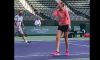 Petra Kvitova è ad Indian Wells e gioca a calcio (VIDEO)