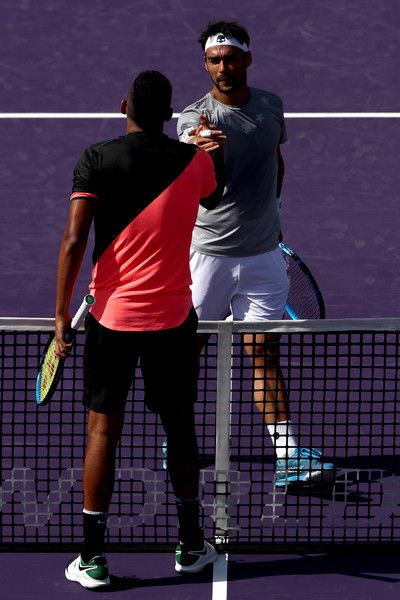 Nick Kyrgios classe 1995 e Fabio Fognini classe 1987