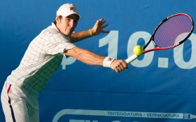 Dusan Lajovic, classe 1990, n. 369 del ranking mondiale. Foto Gabriele Villa