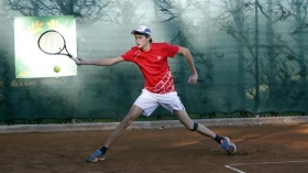 Marco Matteoli del Villa Pamphili, finalista under 14 - Foto Mosquitos