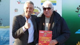 Il direttore del Lemon Bowl Paolo Verna con Nicola Pietrangeli