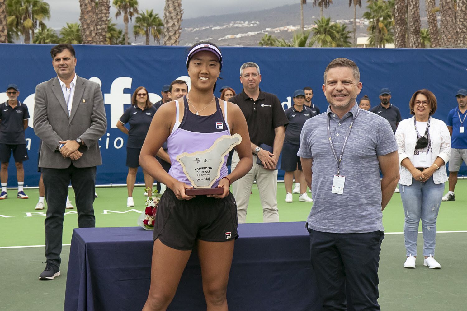 Ann Li e David Pérez - Foto Marta Magni/MEF Tennis Events
