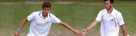 Pietro Licciardi e Matteo Donati in finale nel doppio a Wimbledon Junior