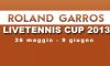 LiveTennis Cup 2013 – Roland Garros: Pronostici dodicesima giornata (chiusi). L’utente skywealker conquista l’11^ giornata (classifica)
