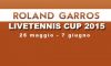 LiveTennis Cup 2015 – Roland Garros: Pronostici settima giornata (chiusi). L’utente Alex83 vince la sesta giornata (classifica)!