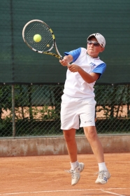 Mattia Bellucci, varesino, giocherà domani la semifinale.- Foto Alvaro Maffeis)
