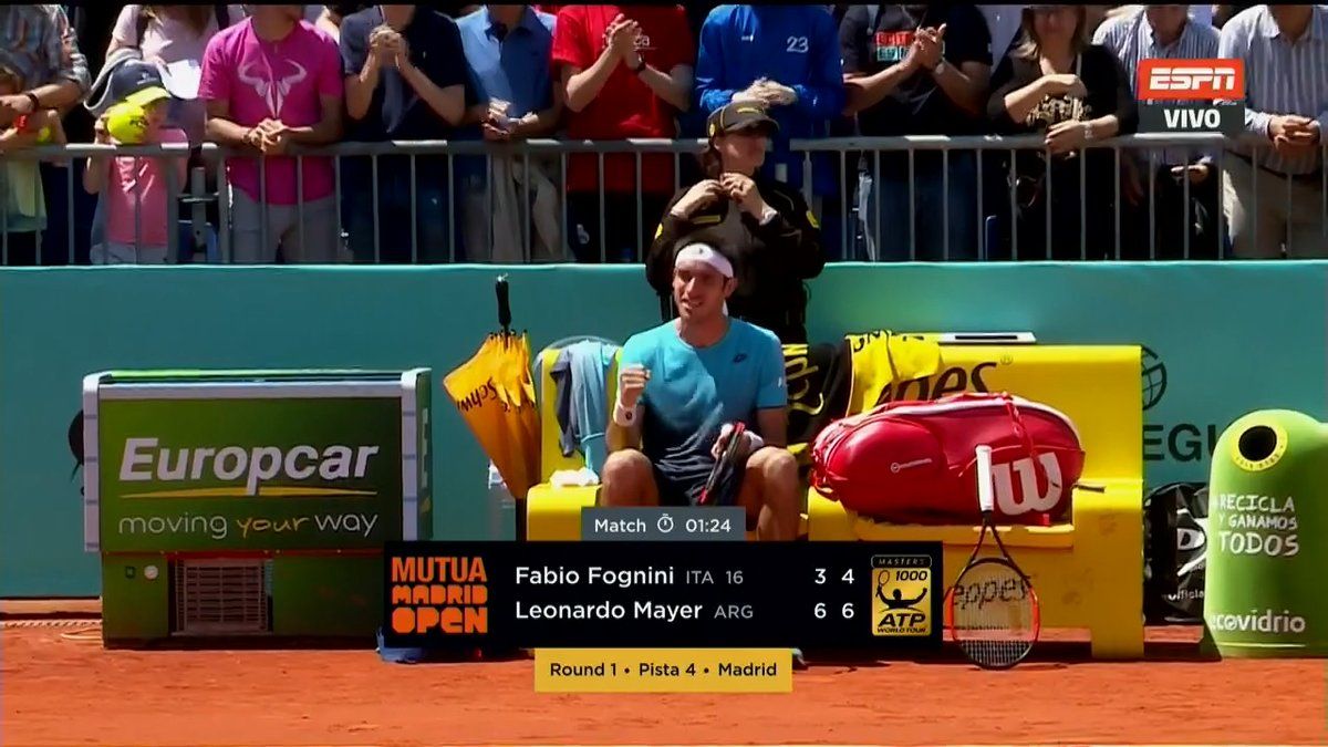 Leonardo Mayer nella foto
