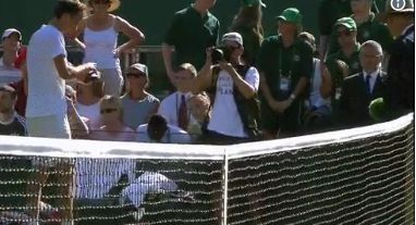 Daniil Medvedev getta delle monetine sulla sedia dell'arbitro (Video)