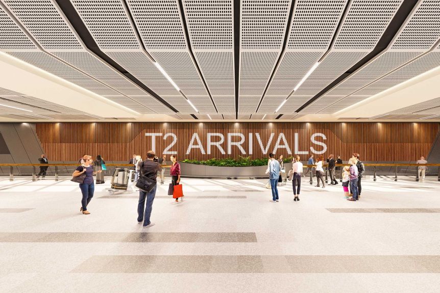 Il terminal dell'aeroporto di Melbourne