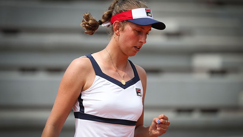 Elise Mertens nella foto