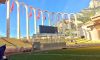 Grigor Dimitrov si allena nello stadio del Monaco