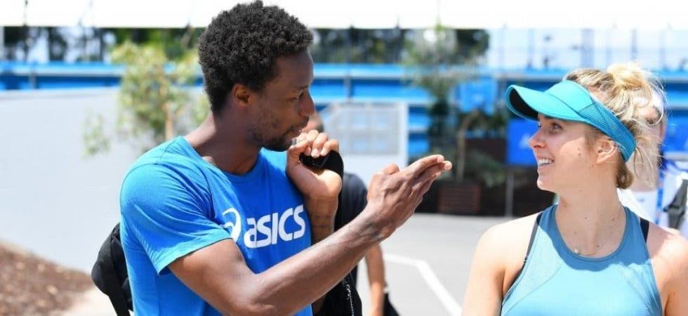 Gael Monfils e Elina Svitolina nella foto