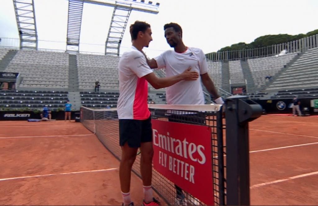 Gael Monfils e Lorenzo Sonego