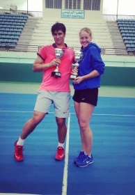 Gianmarco Moroni e Ludmilla Samsonova, classe 1998, hanno vinto l'Itf under 18 di Tunisi