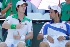 Djokovic e Murray fuori al primo turno nel torneo di doppio a Miami