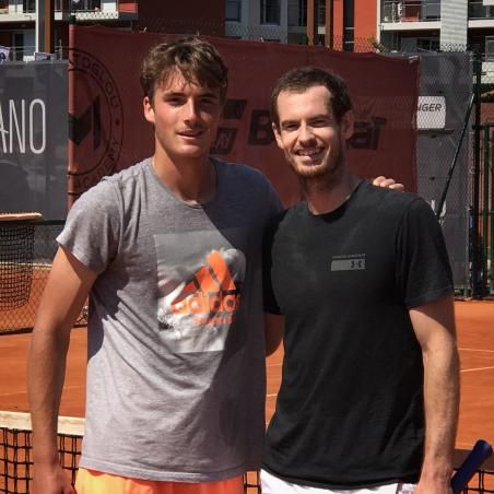 Andy Murray si prepara per Monte Carlo e si allena con il greco Stefanos Tsitsipas