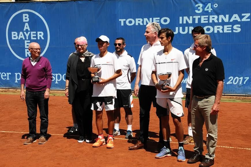 La premiazione maschile