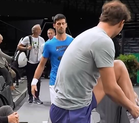 Novak Djokovic e Rafael Nadal nella foto